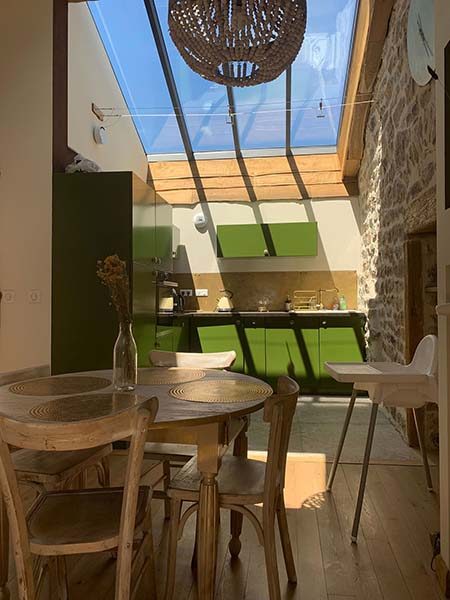 Vu de l'intérieur de l'un des logement